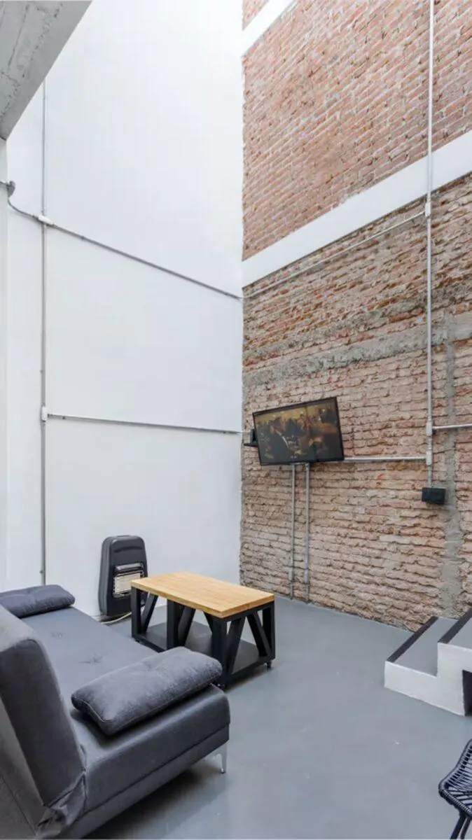 Detalle diseño industrial conduit The Red Loft departamento San Miguel